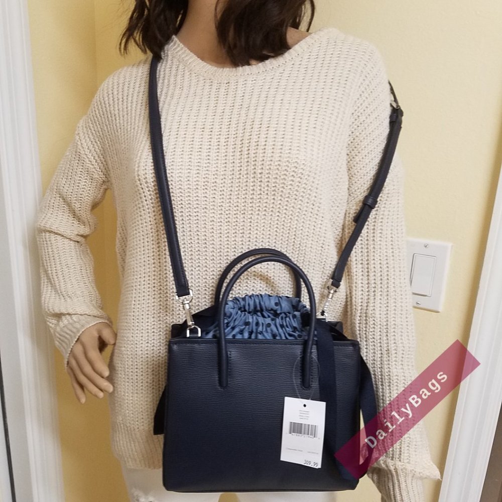 NWT KATE SPADE 100% AUTHENTIC ALICE SHOPPER DISNEY BLUE NAVY SMALL BAG - Picture 12 of 15